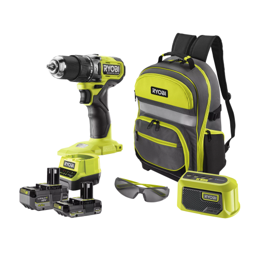 Ryobi Akku-Schlagbohrschrauber-Set ‚Brushless PRD18BL1-2C42S‘ 18 V inklusive Akku und Ladegerät