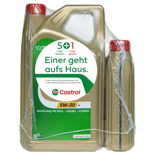 Castrol Motorenöl ‚EDGE 5W-30 LL‘ 6 l