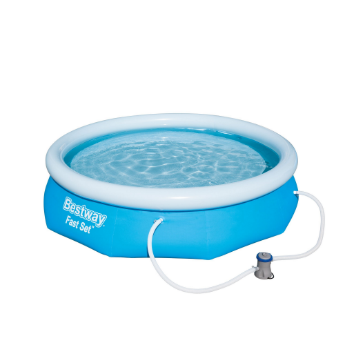 Bestway Aufstellpool ‚Fast Set™‘ blau/weiß rund Ø 305 x 76 cm