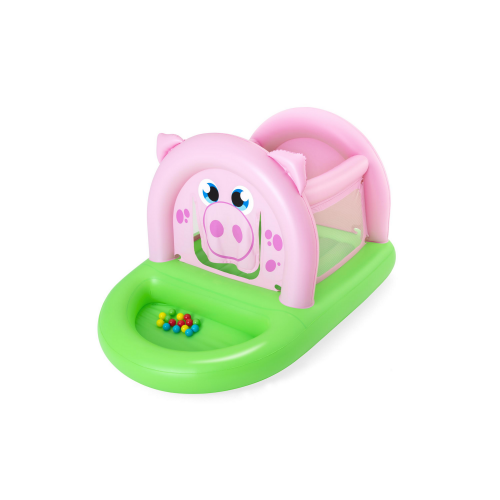 Bestway Hüpfburg ‚Oinkster Pig‘ mit Bällebad bunt 239 x 162 x 137 cm