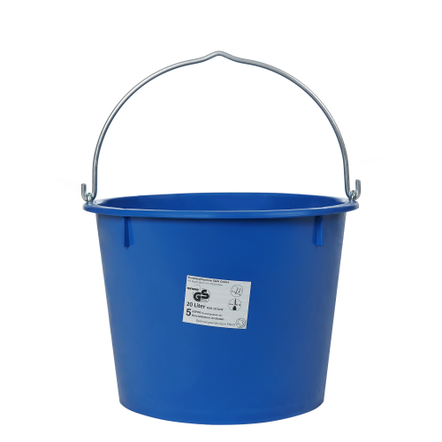 Baueimer ‚Blau am Bau‘ 20 l kranbar