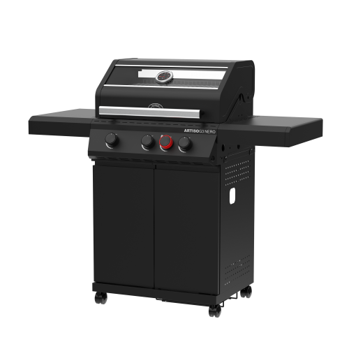 Rösle Gasgrill ‚Artiso G3 Nero‘ schwarz