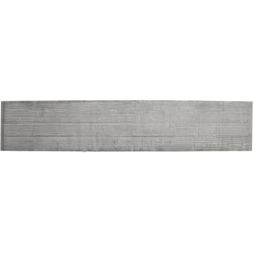 Beckers Betonzaun Betonzaunplatte ‚Standard Timber‘ 200 x 38,5 x 3,5 cm grau