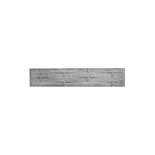 Beckers Betonzaun Betonzaunplatte ‚Standard Flecht‘ 200 x 38,5 x 3,5 cm grau