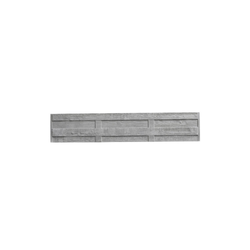 Beckers Betonzaun Betonzaunplatte ‚Standard Elegant‘ 200 x 38,5 x 3,5 cm grau