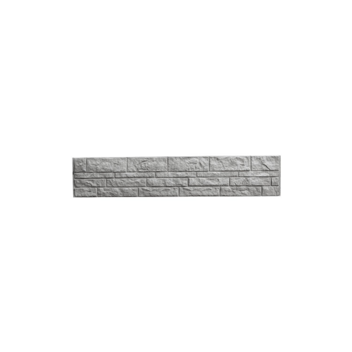 Beckers Betonzaun Betonzaunplatte ‚Standard Fels‘ 200 x 38,5 x 3,5 cm grau