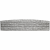 Beckers Betonzaun Betonzaunbogenplatte ‚Standard Fels‘ 200 x 45 x 3,5 cm grau