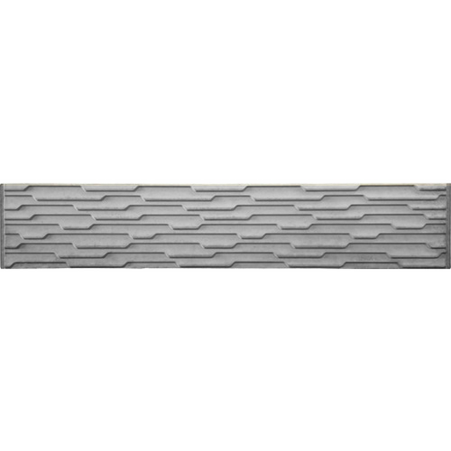 Beckers Betonzaun Betonzaunplatte ‚Standard Murano‘ 200 x 38,5 x 3,5 cm grau