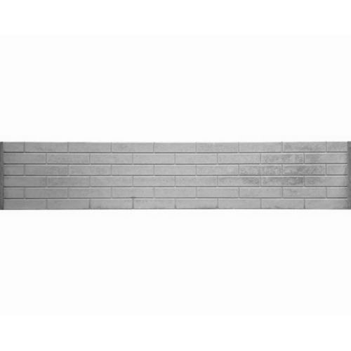 Beckers Betonzaun Betonzaunplatte ‚Standard Stein Glatt‘ 200 x 38,5 x 3,5 cm grau