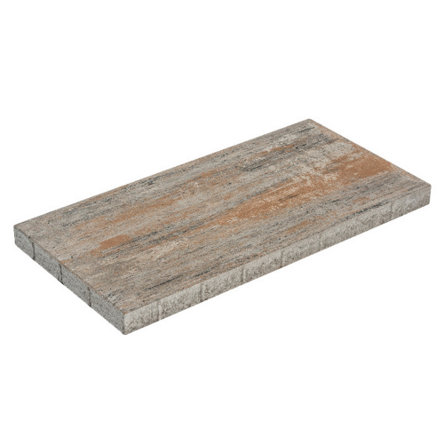 Diephaus Terrassenplatte ‚T-Court Long XL‘ Beton muschelkalkfarben 80 x 40 x 5 cm