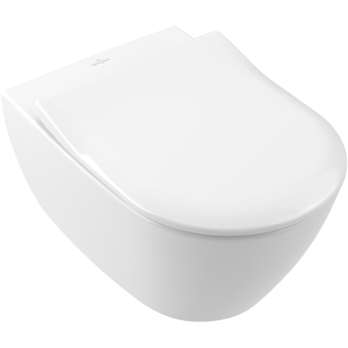 Villeroy & Boch Wand-WC ‚Subway 2.0‘ spülrandlos weiß 37 x 36,5 x 56 cm