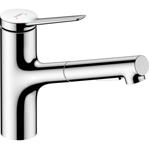 Hansgrohe Einhebel-Küchenmischer ‚Zesis M33 Eco 150‘ verchromt, mit Ausziehbrause