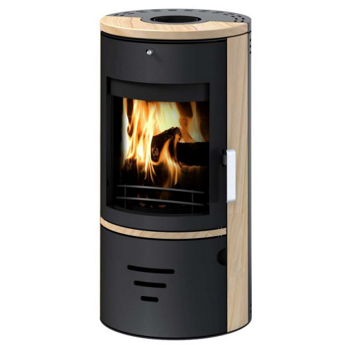 Accente International Kaminofen ‚Tifano STS‘ schwarz/beige 6,5 kW