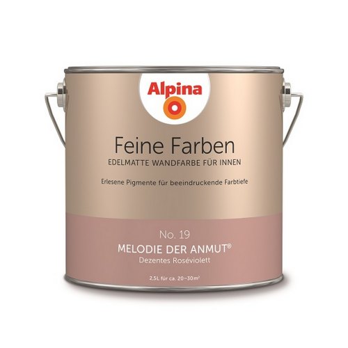 Alpina Feine Farben ‚Melodie der Anmut‘ altrosa matt 2,5 l