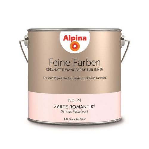 Alpina Feine Farben ‚Zarte Romantik‘ pastellrosa matt 2,5 l