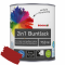 toom 2in1 Buntlack ‚Mohnblume‘ feuerrot seidenmatt 750 ml