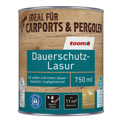 toom Dauerschutzlasur eichefarben 750 ml