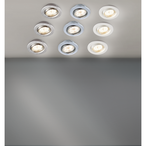 LED-Einbauleuchten-Set 3 x 200 lm