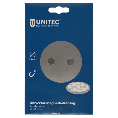 UniTec Magnethalterung für Rauchmelder Ø 5,9 cm